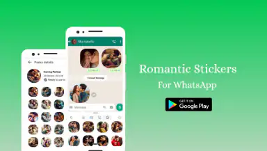Romantic Stickers WASticker.ly header