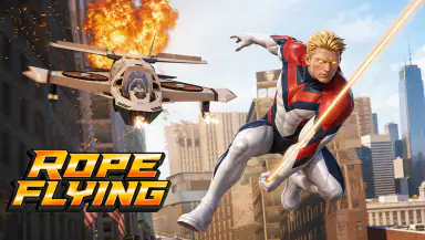 Rope Flying Hero Prime header