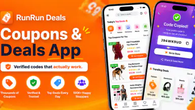 Run Run Deals: Coupons & Codes header