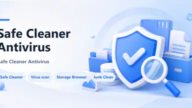 Safe Cleaner - Antivirus header