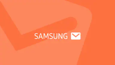 Samsung Email header