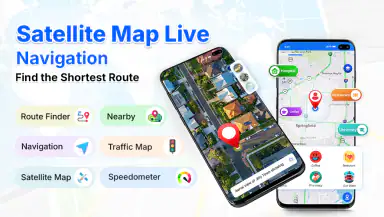 Satellite Map Live Earth View header