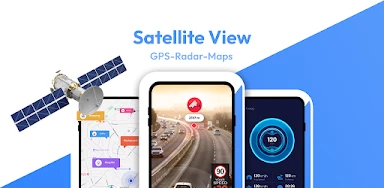 Satellite View - Maps - Radar header