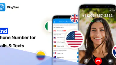 Second Number for Call & Text header