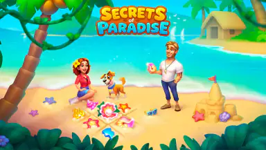Secrets of Paradise Merge Game header