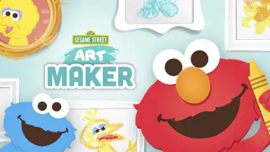 Sesame Street Art Maker header