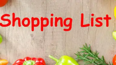 Shopping List - Simple & Easy header