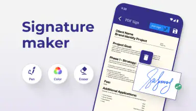 Signature On Docs & Photos header