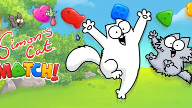 Simon's Cat Match! header
