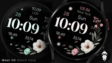 Simple Floral Watch Face header