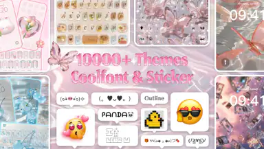 Simple Pink Butterfly Theme header