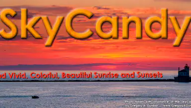 SkyCandy - Sunset Forecast App header