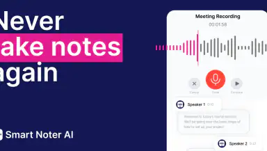Smart Noter - AI Note Taker header