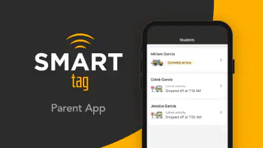SMART tag™ Parent App header