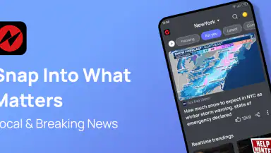 Snap News: Local & Alerts header