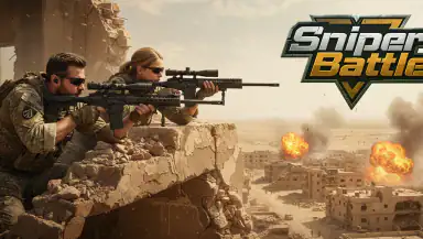 Sniper Battle: 3D War Shooter header