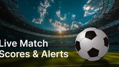 Soccer Live Scores & News header
