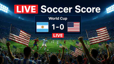 Soccer Scores: Live World Cup header