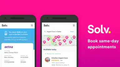 Solv: Find Quality Doctor Care header
