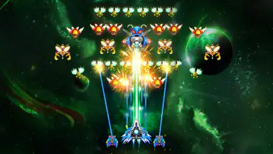 Space shooter - Galaxy attack header