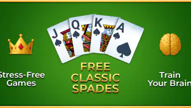Spades For Seniors: Card Game header