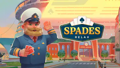 Spades Relax Classic Card Game header