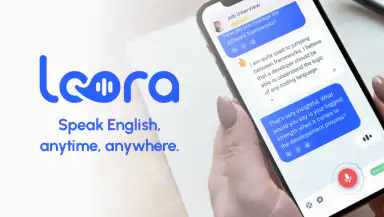 Speak English with Loora AI header
