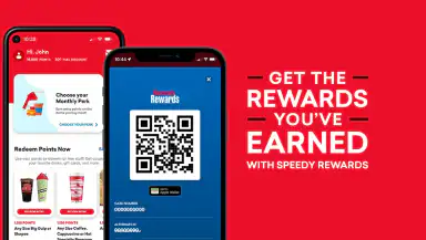 Speedway: Rewards & Shopping header