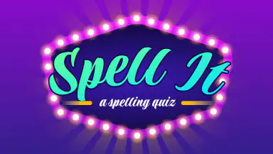 Spelling Bee: Spelling Quiz header