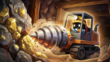 Spin Miner: Idle Gold Tycoon header