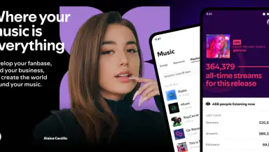 Spotify for Artists header