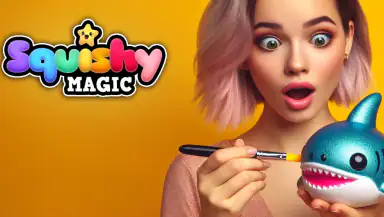 Squishy Magic: 3D Toy Coloring header