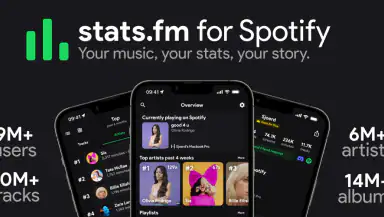 stats.fm for Spotify header