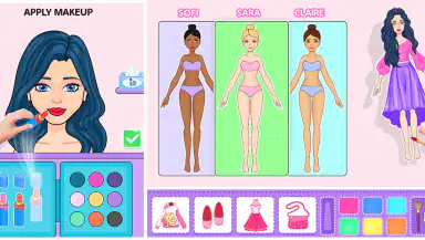 Sticker Doll DIY Dressup Diary header