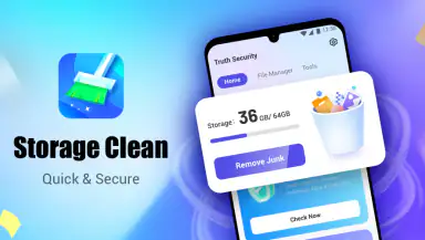 Storage Clean - Quick & Secure header