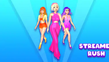 Streamer Rush: Dress & Impress header