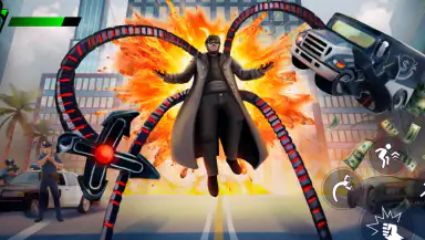 Superhero Crime Open World War header
