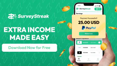 SurveyStreak - Earn Money header