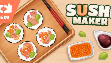 Sushi Maker Kids Cooking Games header