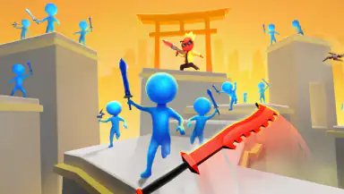 Sword Play! Ninja Slice Runner header