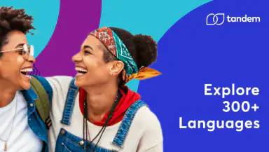 Tandem: Language exchange header
