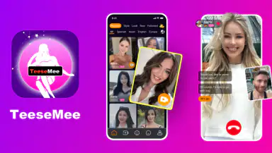 TeeseMee - Live Video Chat header