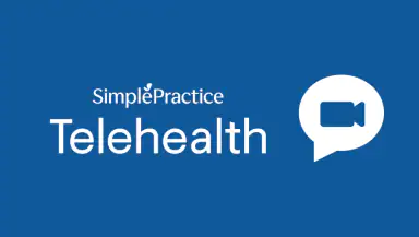 Telehealth by SimplePractice header