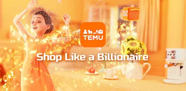 Temu: Shop Like a Billionaire header