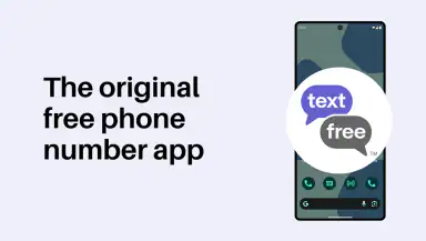 Text Free: Second Phone Number header