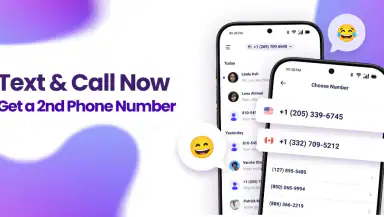 TextNum: Call + Text for Now! header