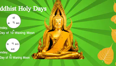 Thailand Buddhist Calendar header