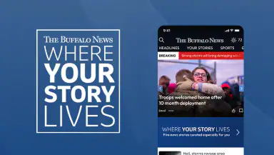The Buffalo News App header