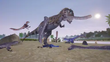 The Cursed Dinosaur Isle: Game header