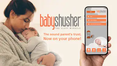 The Original Baby Shusher App header